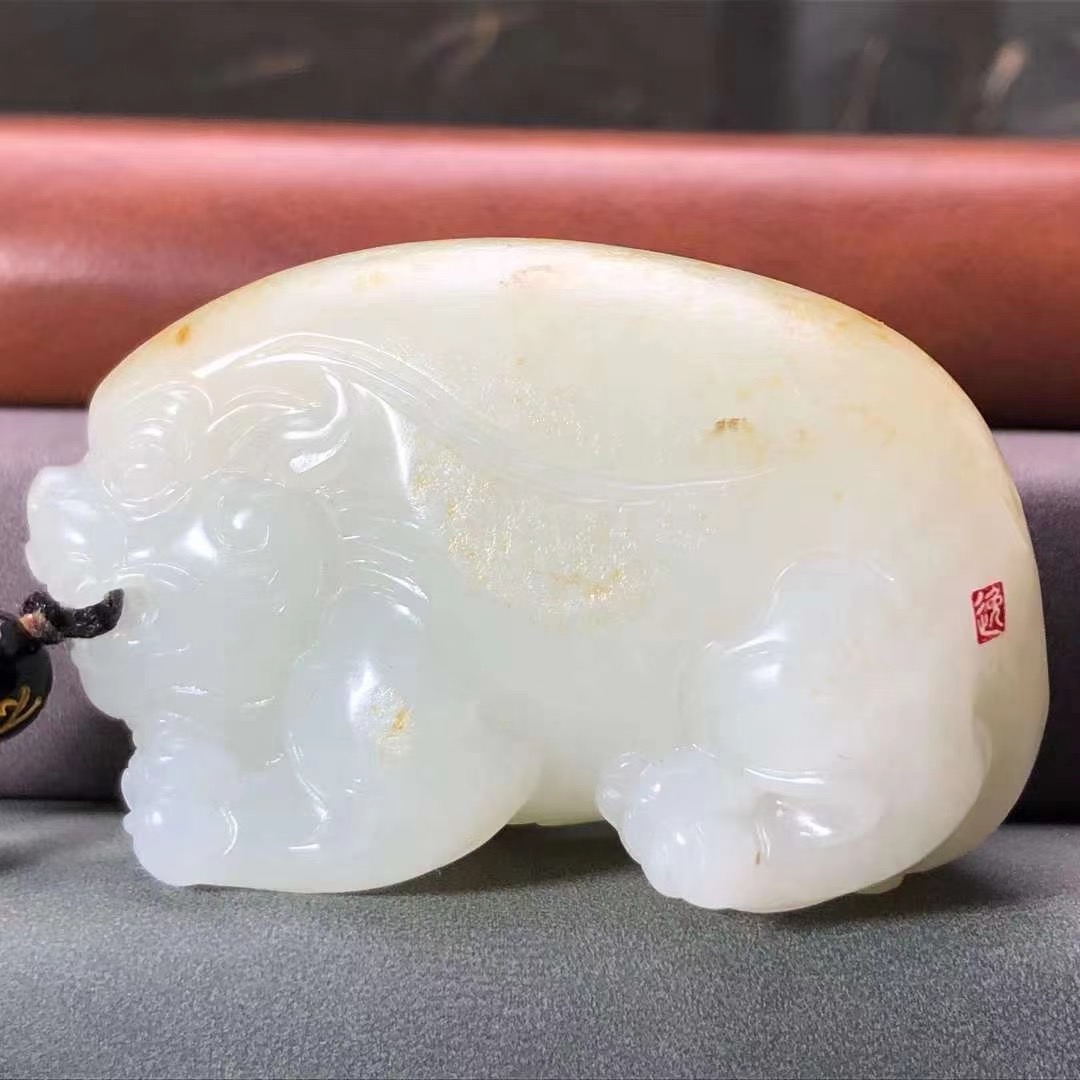 招财貔貅 戴逸晨大师获奖作品 84.91g 